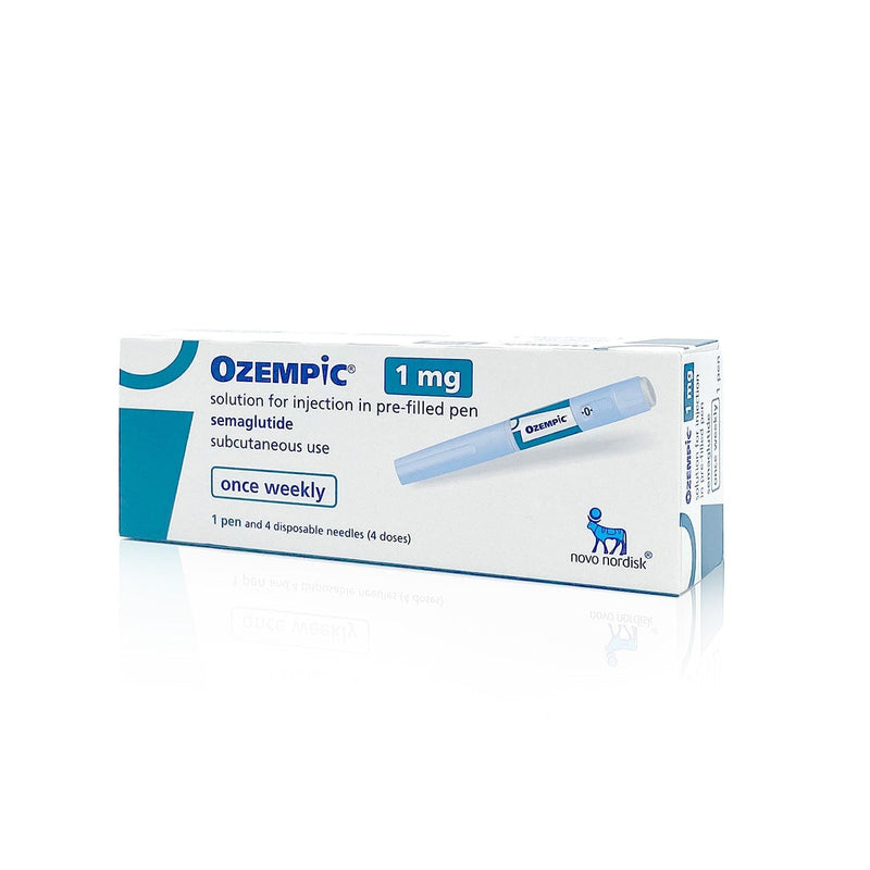 Ozempic Semaglutida 1mg Novo Nordisk 3ml de Solução Injetável + 1 Sistema para Aplicação 1mg + 4 Agulhas