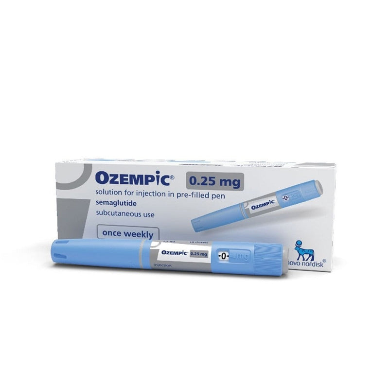 Ozempic Semaglutida 0,25mg + 0,5mg Novo Nordisk Caixa com 1 Sistema de Aplicação 1,5ml + 6 Agulhas