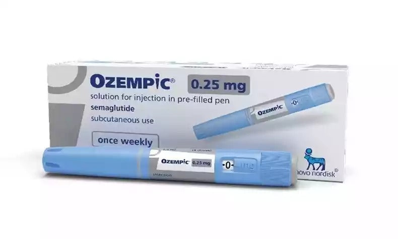 Ozempic Semaglutida 0,25mg + 0,5mg Novo Nordisk Caixa com 1 Sistema de Aplicação 1,5ml + 6 Agulhas